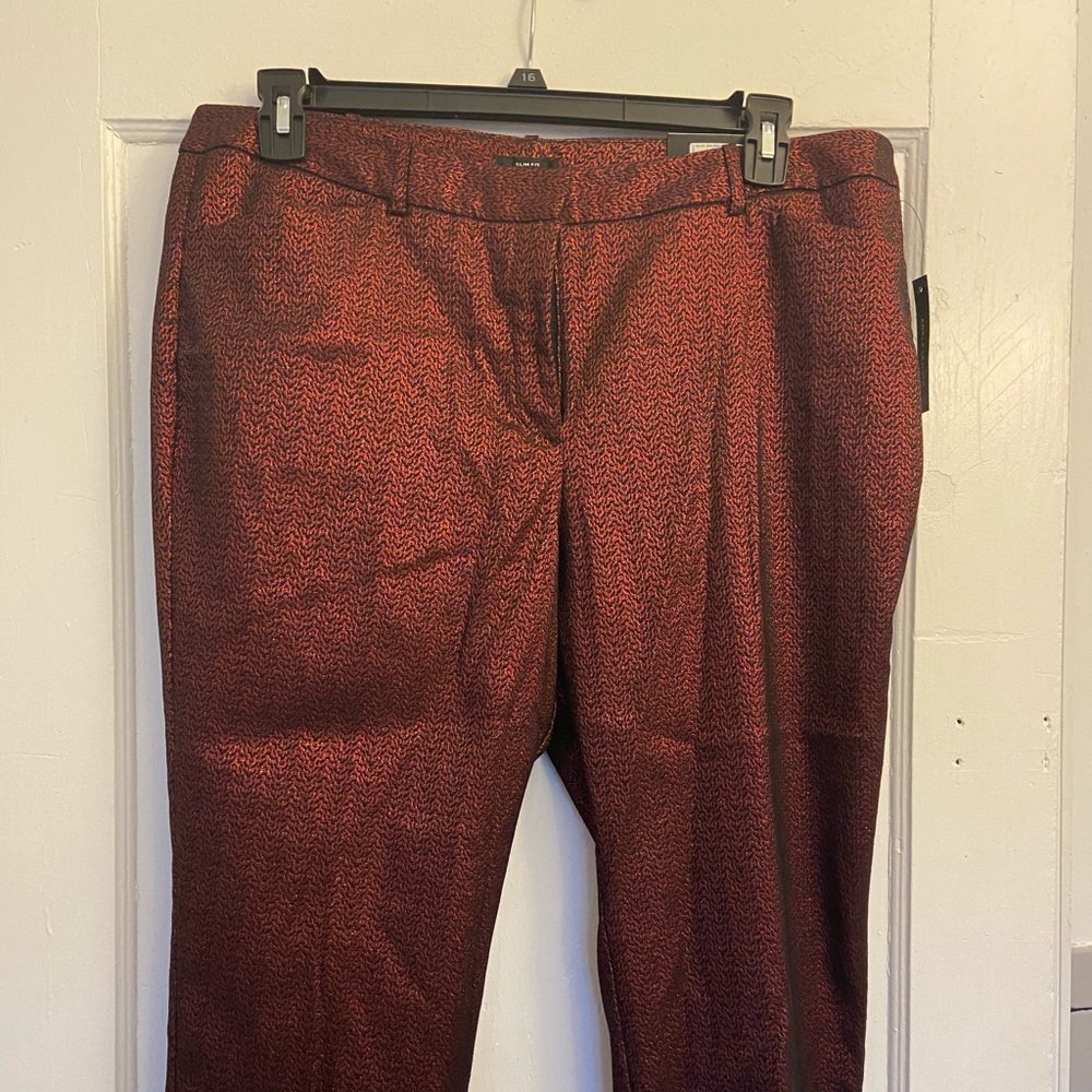 Red Sequin Slacks